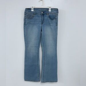 American Eagle Kick Boot Jeans - Size 10 Short - Light wash